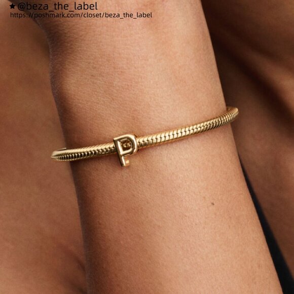 Pandora Letter P Alphabet Charm - Picture 4 of 5